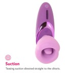 FANTASY FOR HER - VIBRADOR SUGIDOR DE PRAZER ROXO